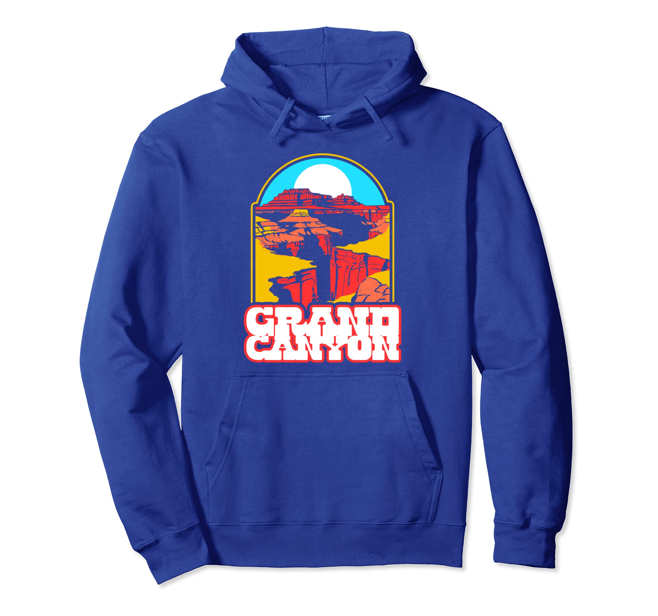 Grand Canyon National Park Eighties Hoodie - Fun Novelty Design Men Women - T-Shirt, Sweatshirt, Hoodie