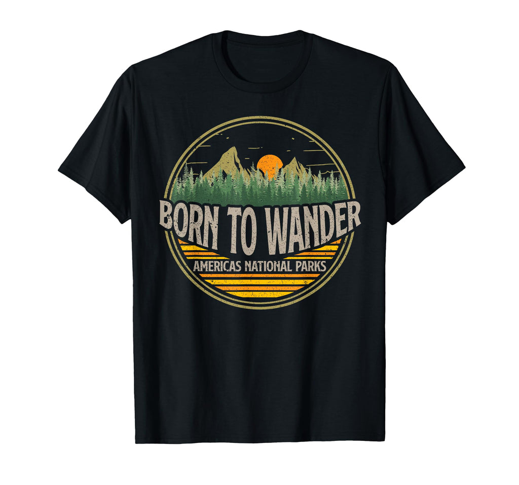 Born To Wander Americas National T-Shirt - Casual Everyday Wear Men Women - T-Shirt, Sweatshirt, Hoodie