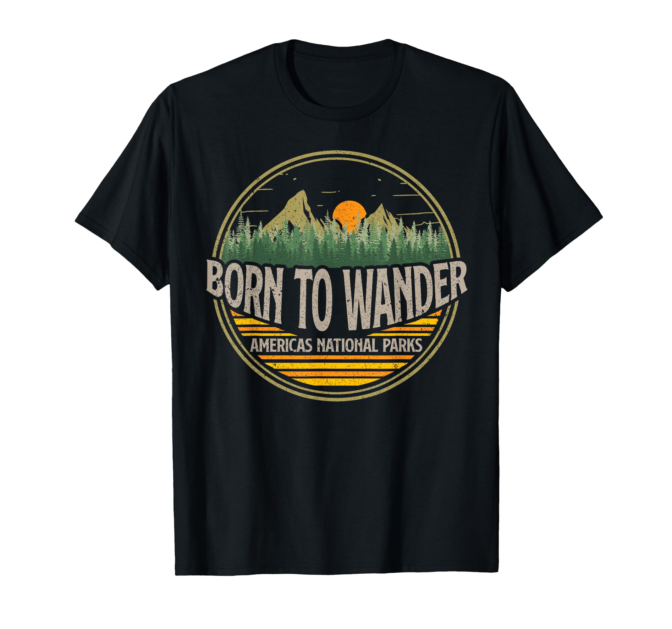 Born To Wander Americas National T-Shirt - Casual Everyday Wear Men Women - T-Shirt, Sweatshirt, Hoodie
