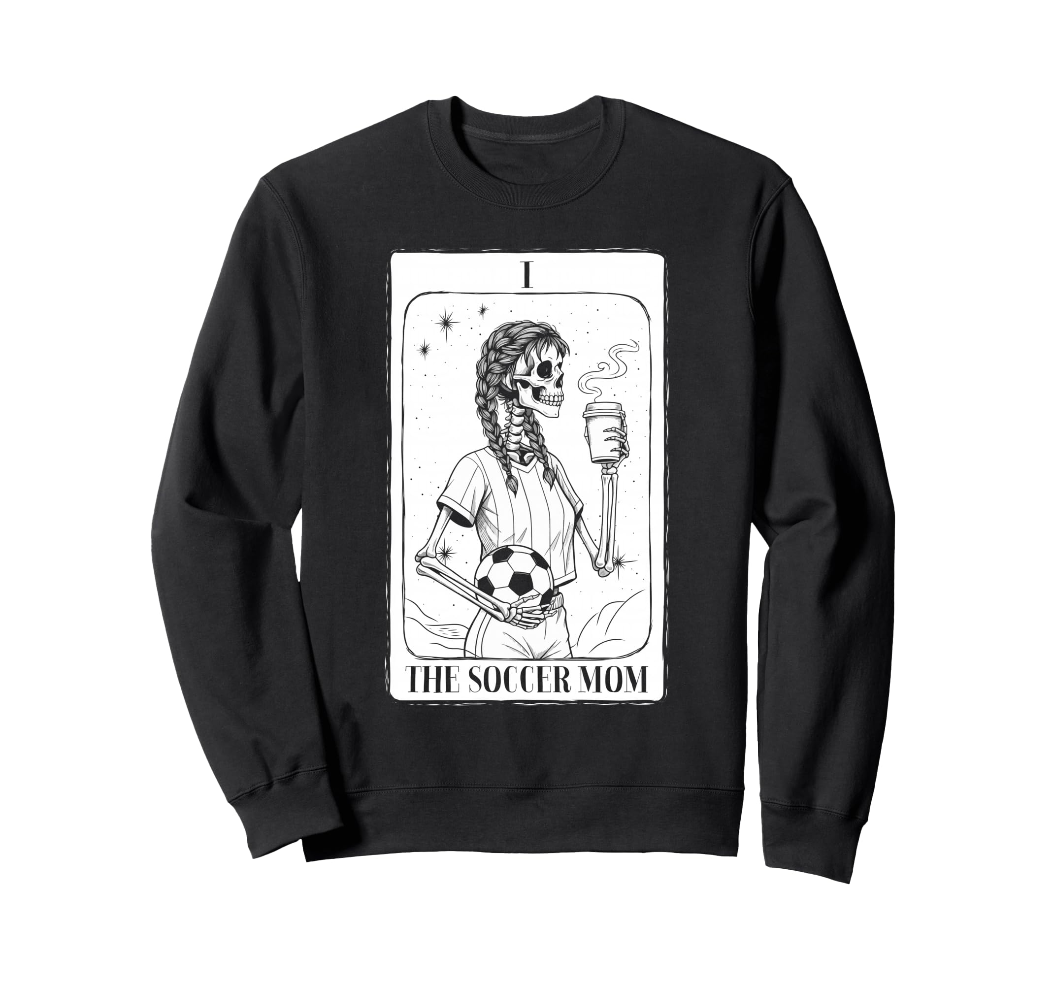 Halloween Skeleton Soccer Mom Sweatshirt - Aesthetic Graphic Men Women - T-Shirt, Sweatshirt, Hoodie