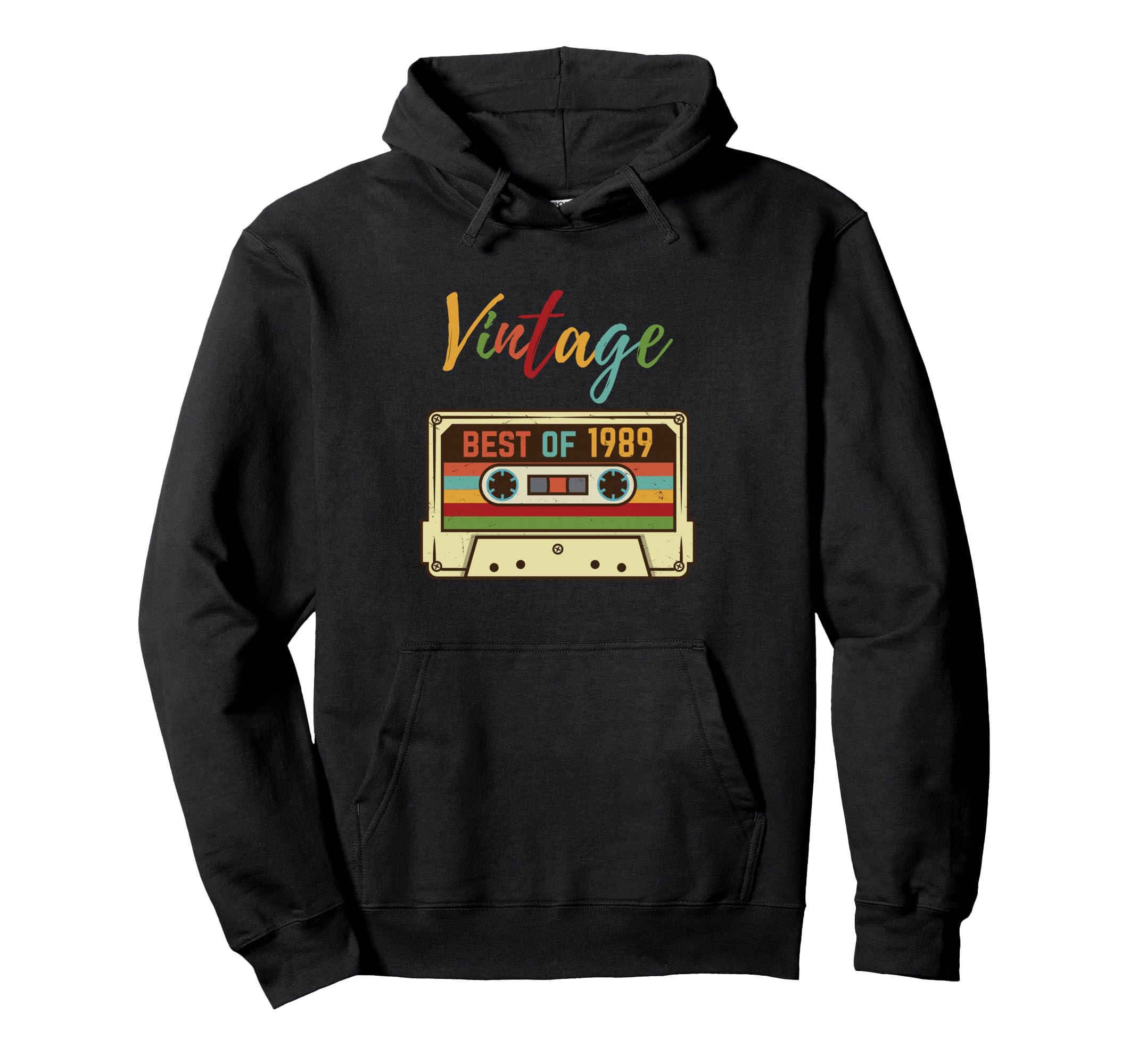 1989 Cassette Tape 33Rd Birthday Hoodie - Fun Novelty Design Unisex - T-Shirt, Sweatshirt, Hoodie
