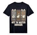Off To Watch Soccer Silly Goose Funny T-Shirt - Trendy Graphic for Adults - T-Shirt, Sweatshirt, Hoodie