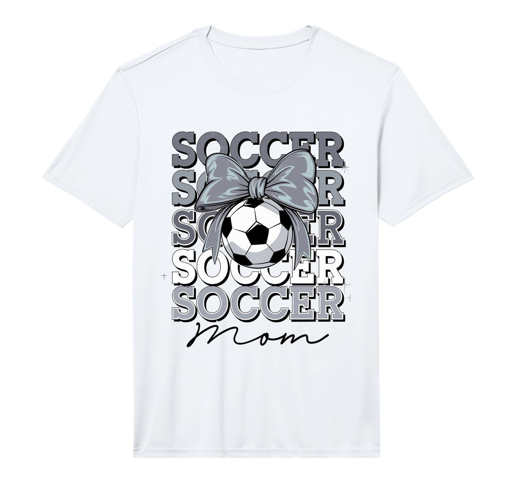 Groovy Soccer Mom Mother Coquette Bow T-Shirt - Streetwear Style Men Women - T-Shirt, Sweatshirt, Hoodie