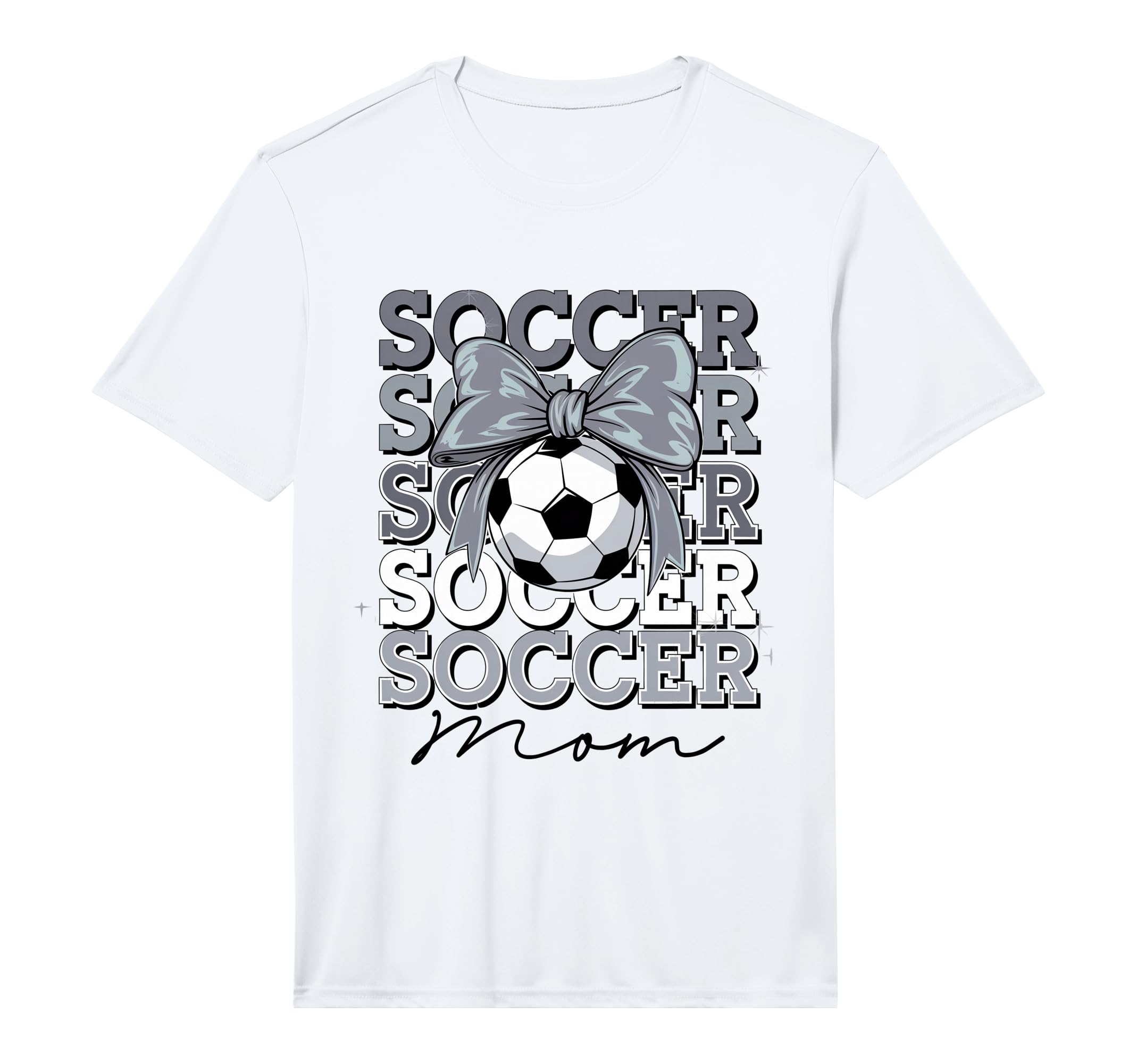 Groovy Soccer Mom Mother Coquette Bow T-Shirt - Streetwear Style Men Women - T-Shirt, Sweatshirt, Hoodie