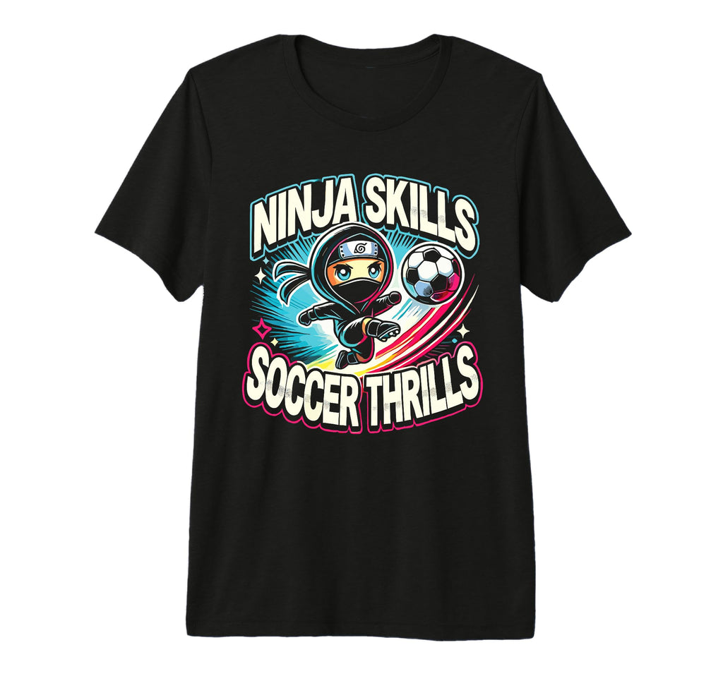 Soccer Player Ninja Skills Soccer T-Shirt - Trendy Graphic Men Women - T-Shirt, Sweatshirt, Hoodie