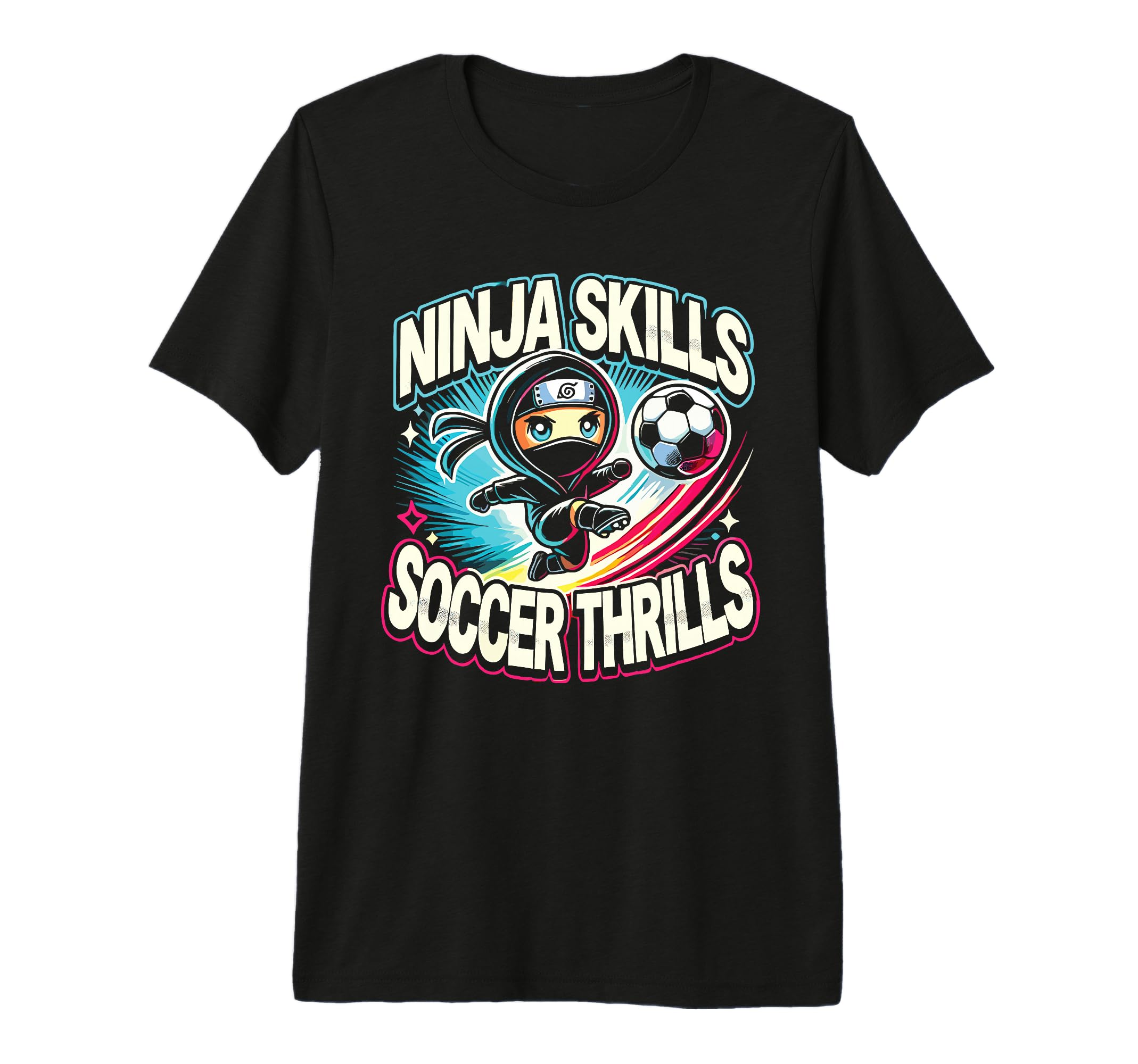Soccer Player Ninja Skills Soccer T-Shirt - Trendy Graphic Men Women - T-Shirt, Sweatshirt, Hoodie