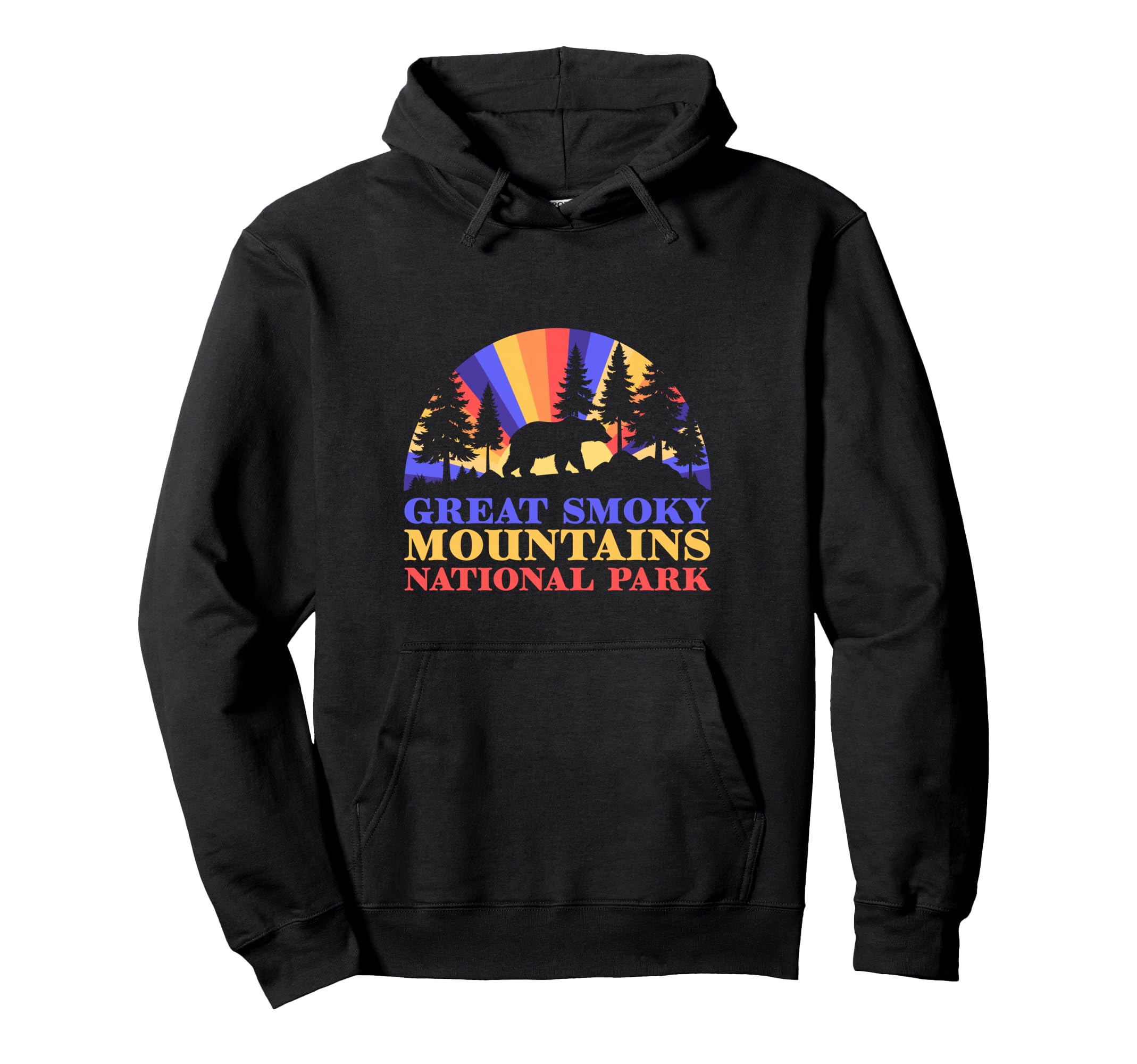 Great Smoky Mountains National Park Hoodie - Unique Graphic for Adults - T-Shirt, Sweatshirt, Hoodie