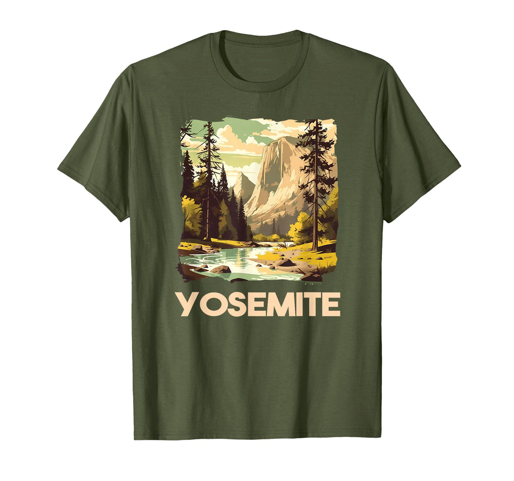 Yosemite National Park Nature T-Shirt - Casual Everyday Wear Men Women - T-Shirt, Sweatshirt, Hoodie