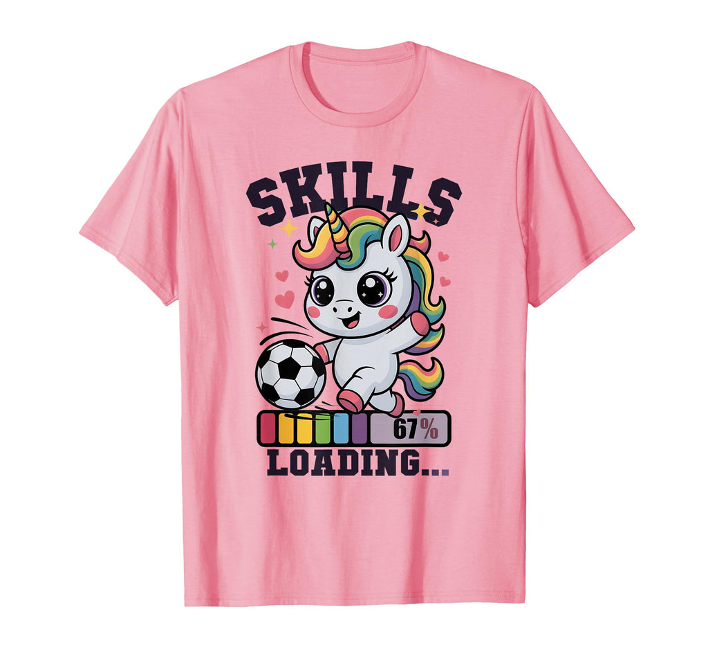 Soccer Unicorn 67 Skills Loading T-Shirt - Streetwear Style Men Women - T-Shirt, Sweatshirt, Hoodie