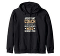 Funny Assistant Coach Soccer Sweatshirt - Graphic Print Men Women - T-Shirt, Sweatshirt, Hoodie