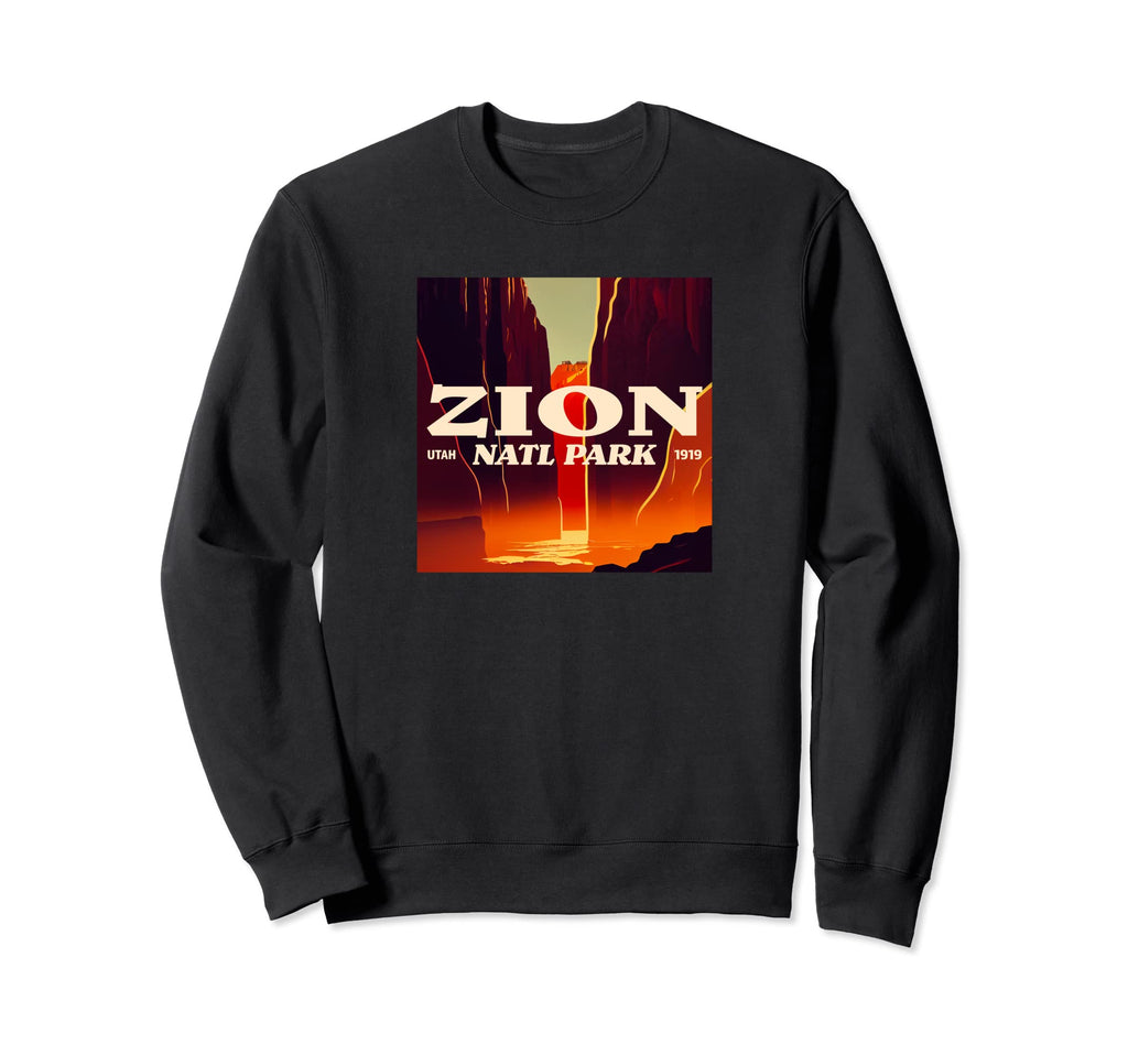 Zion Utah Zion National Park Sweatshirt - Fun Novelty Design Men Women - T-Shirt, Sweatshirt, Hoodie