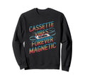 Cassette Vibes Forever Magnetic Sweatshirt - Fun Novelty Design for Adults - T-Shirt, Sweatshirt, Hoodie
