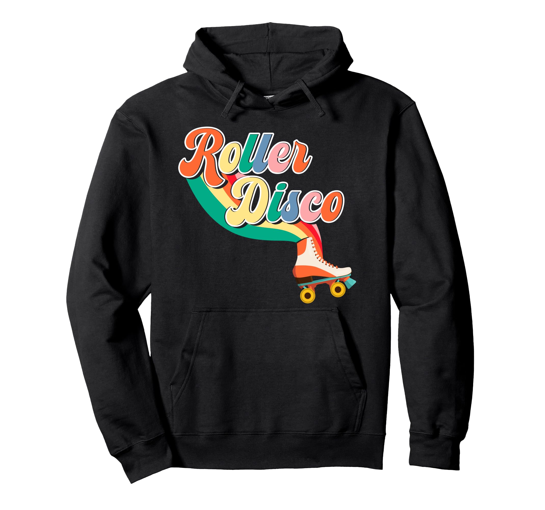 Roller Skating Skate 1970S Roller Disco Hoodie - Aesthetic Graphic Unisex - T-Shirt, Sweatshirt, Hoodie