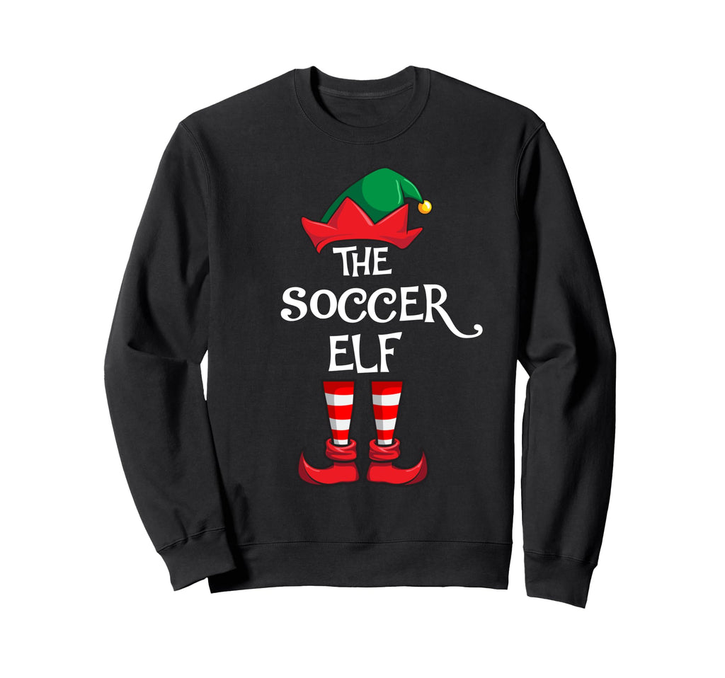 Funny Soccer Elf Matching Family Sweatshirt - Custom Art Print Men Women - T-Shirt, Sweatshirt, Hoodie