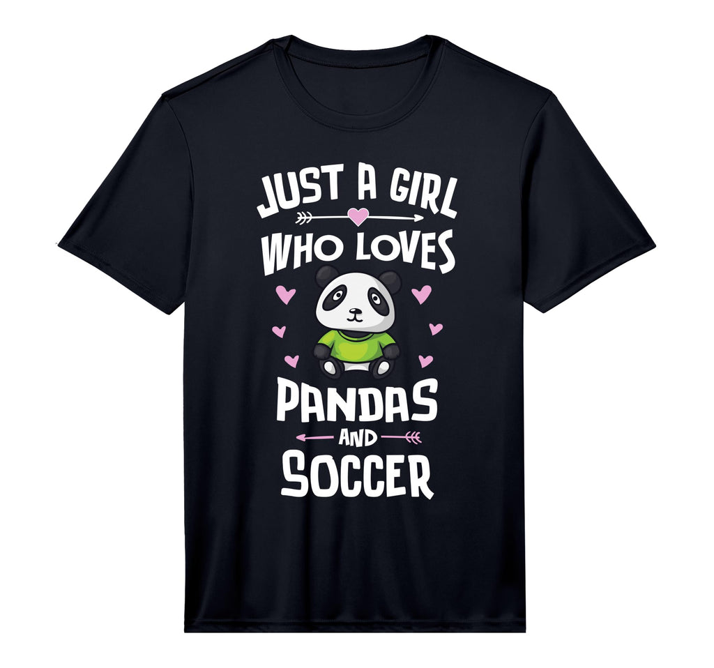 Just Who Loves Pandas And Soccer Gift T-Shirt - Fun Novelty Design Unisex - T-Shirt, Sweatshirt, Hoodie