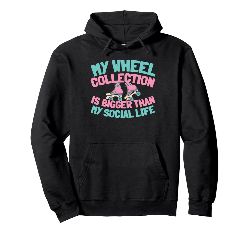 Skater Skates Roller Skating Hoodie - Graphic Print for Adults - T-Shirt, Sweatshirt, Hoodie