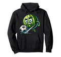 Angry Watermelon Striker Kicking Hoodie - Custom Art Print Men Women - T-Shirt, Sweatshirt, Hoodie