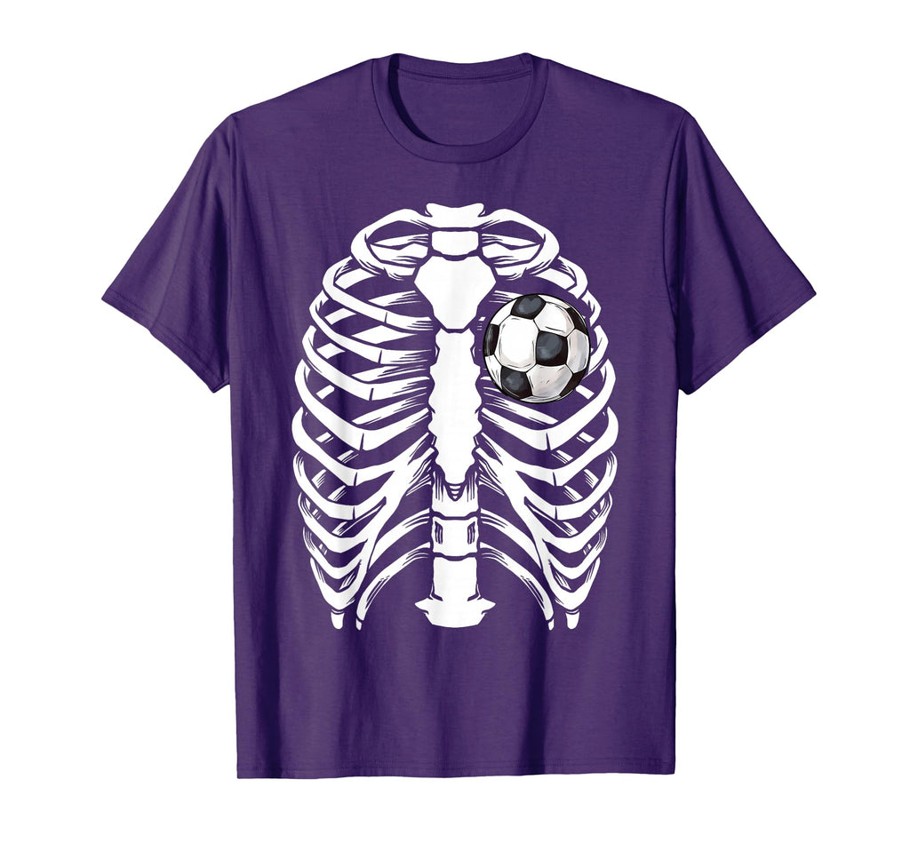 Halloween Soccer Xray Skeleton Costume T-Shirt - Novelty Apparel Men Women - T-Shirt, Sweatshirt, Hoodie