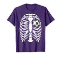 Halloween Soccer Xray Skeleton Costume T-Shirt - Novelty Apparel Men Women - T-Shirt, Sweatshirt, Hoodie
