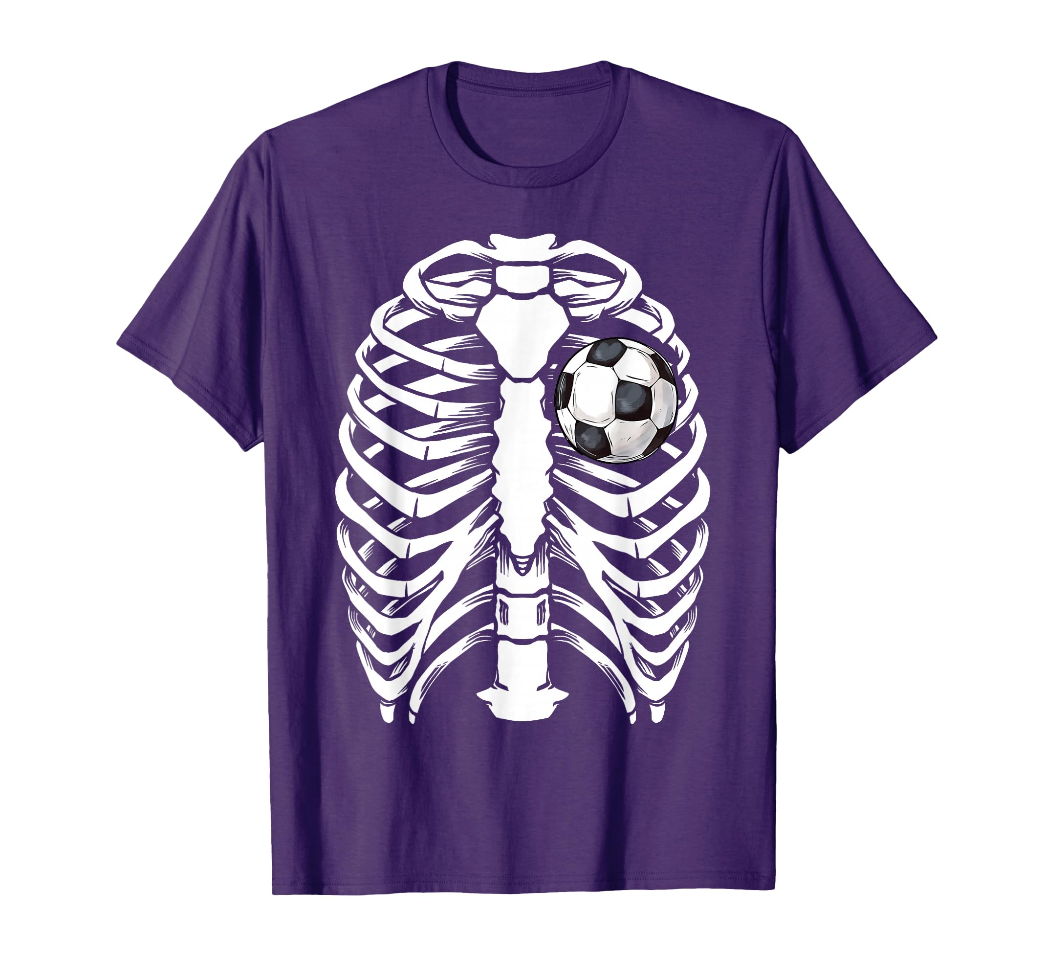 Halloween Soccer Xray Skeleton Costume T-Shirt - Novelty Apparel Men Women - T-Shirt, Sweatshirt, Hoodie