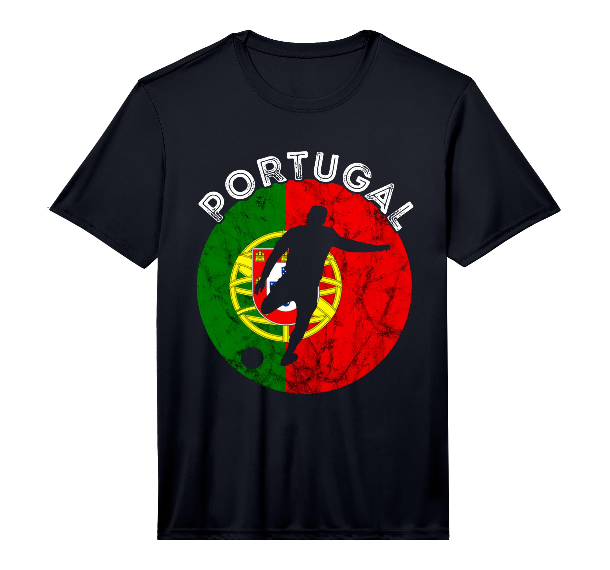 Portugal Flag Futebol Soccer Player T-Shirt - Graphic Print Unisex - T-Shirt, Sweatshirt, Hoodie