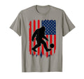 Bigfoot Soccer Usa Flag Patriotic T-Shirt - Fun Novelty Design Men Women - T-Shirt, Sweatshirt, Hoodie