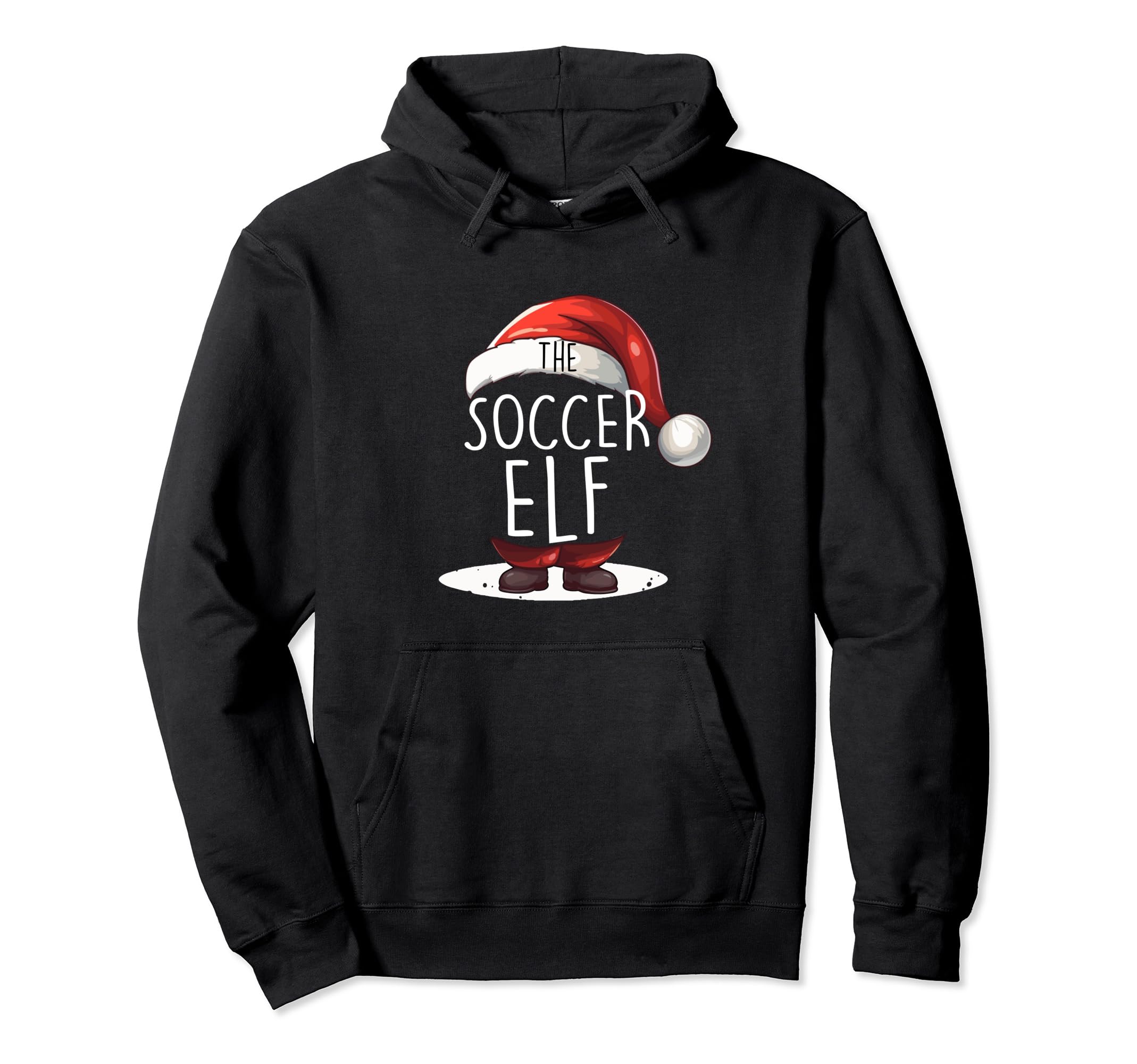 Soccer Elf Group Matching Family Hoodie - Streetwear Style for Adults - T-Shirt, Sweatshirt, Hoodie
