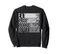 Eat Sleep Soccer Repeat Funny Sweatshirt - Novelty Apparel for Adults - T-Shirt, Sweatshirt, Hoodie