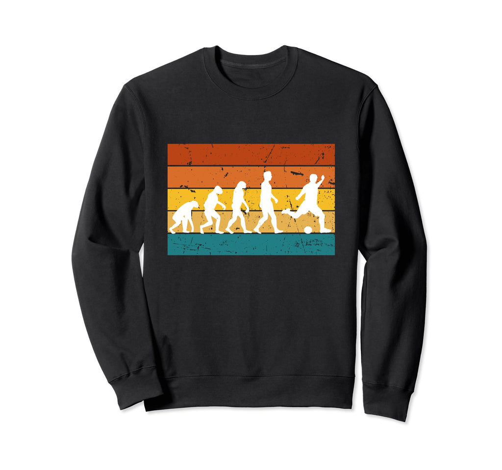 Soccer Evolution Soccer Players Sweatshirt - Fun Novelty Design for Adults - T-Shirt, Sweatshirt, Hoodie