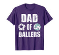 Dad Ballers Funny Soccer Volleyball Dad T-Shirt - Trendy Graphic Men Women - T-Shirt, Sweatshirt, Hoodie
