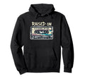 Raised Old School Hip Hop Cassette Tape Hoodie - Custom Art Print Unisex - T-Shirt, Sweatshirt, Hoodie