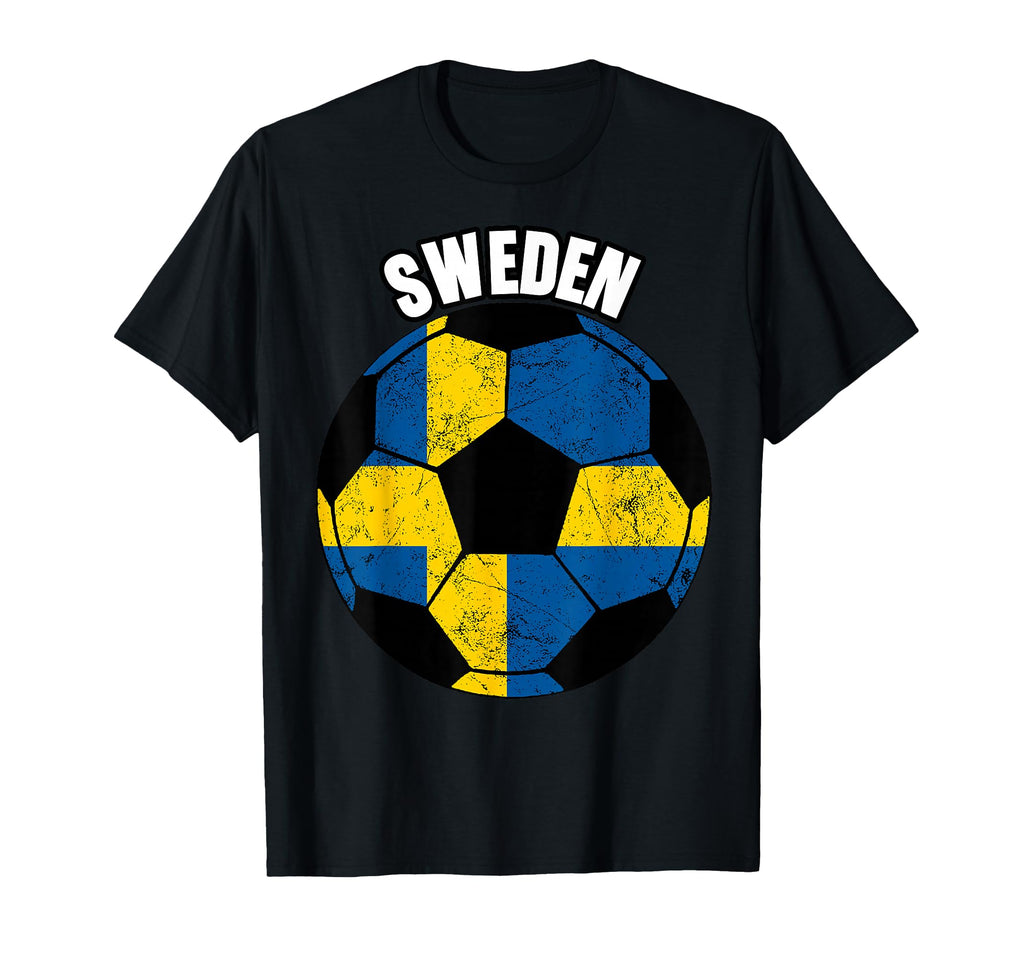 Sweden Soccer Game Player Football T-Shirt - Aesthetic Graphic for Adults - T-Shirt, Sweatshirt, Hoodie