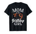 Mom Nine 9Th Birthday Basketball Bday T-Shirt - Unique Graphic Unisex - T-Shirt, Sweatshirt, Hoodie
