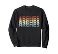 70S Usa Arches National Park Sweatshirt - Unique Graphic for Adults - T-Shirt, Sweatshirt, Hoodie