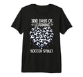 100 Days School Soccer Heart Love T-Shirt - Trendy Graphic for Adults - T-Shirt, Sweatshirt, Hoodie