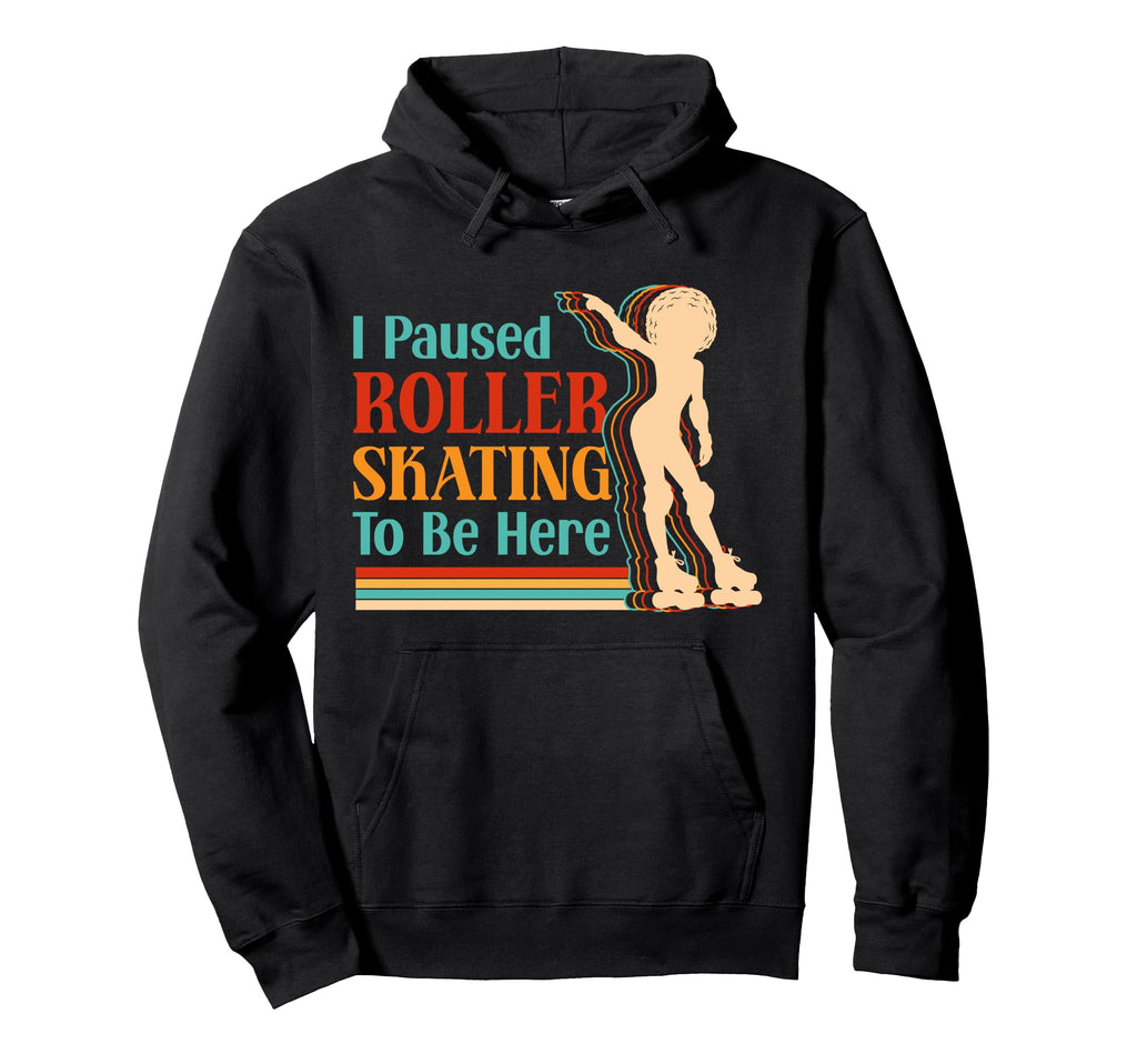 Roller Skating Skate 1970S Black Afro I Hoodie - Unique Graphic for Adults - T-Shirt, Sweatshirt, Hoodie