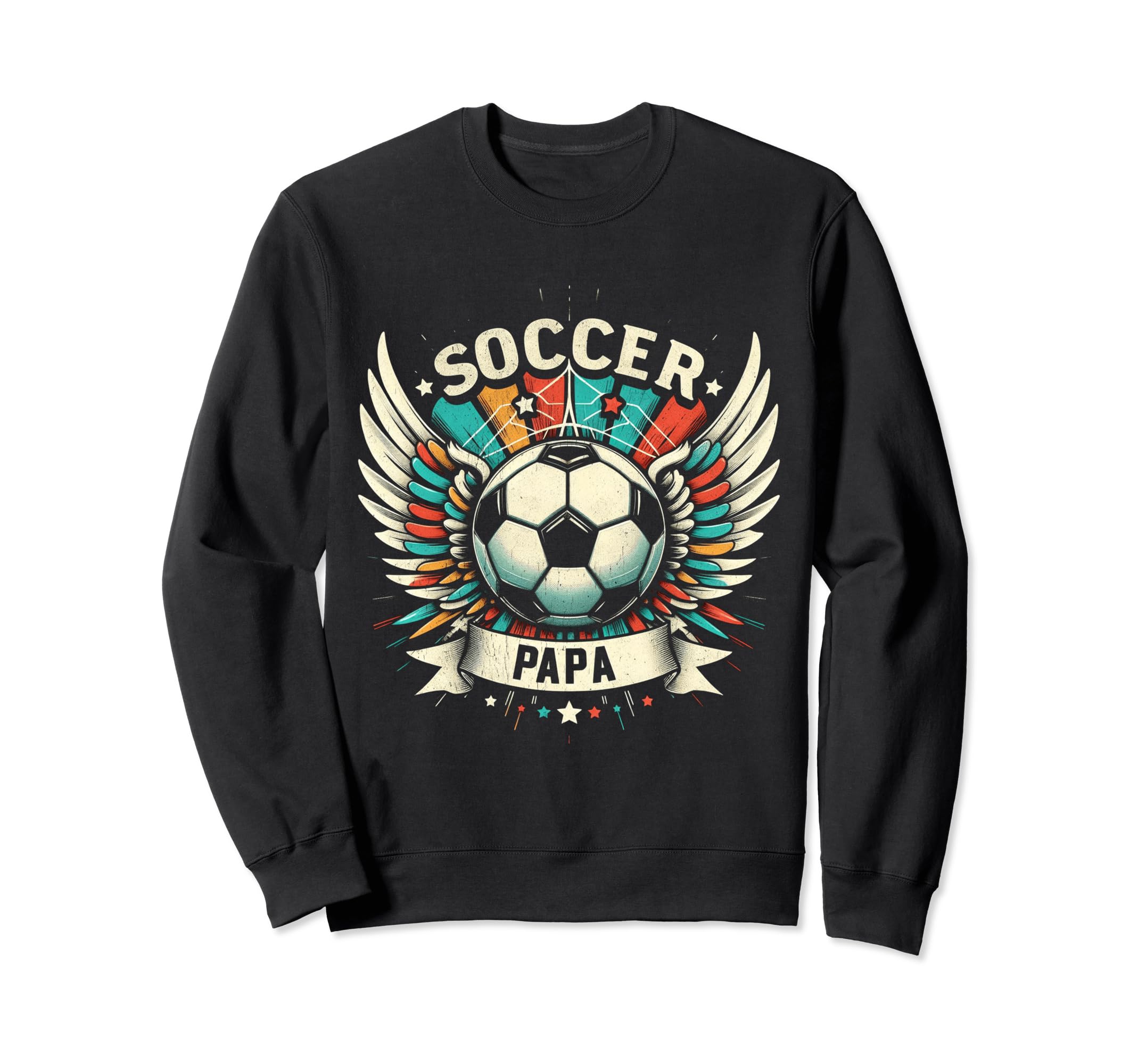 Soccer Papa Family Matching Dad Sweatshirt - Streetwear Style for Adults - T-Shirt, Sweatshirt, Hoodie