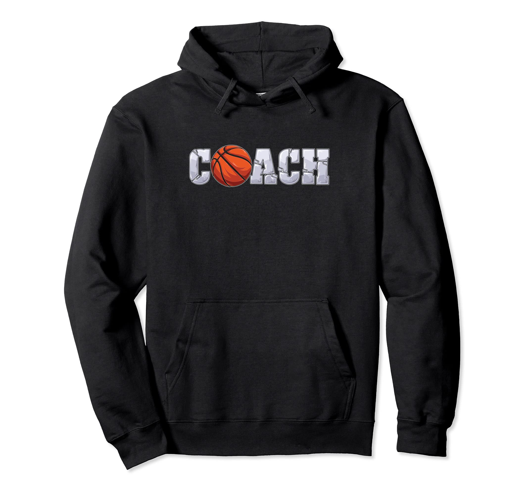 Basketball Coach Coaching Assistant Hoodie - Minimalist Print for Adults - T-Shirt, Sweatshirt, Hoodie