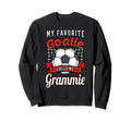 My Favorite Goalie Calls Me Sweatshirt - Minimalist Print for Adults - T-Shirt, Sweatshirt, Hoodie