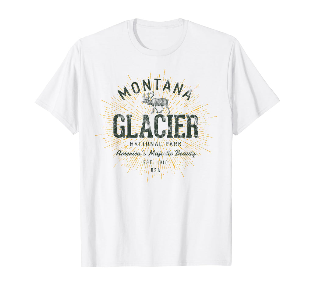 Glacier National Park T-Shirt - Aesthetic Graphic Men Women - T-Shirt, Sweatshirt, Hoodie