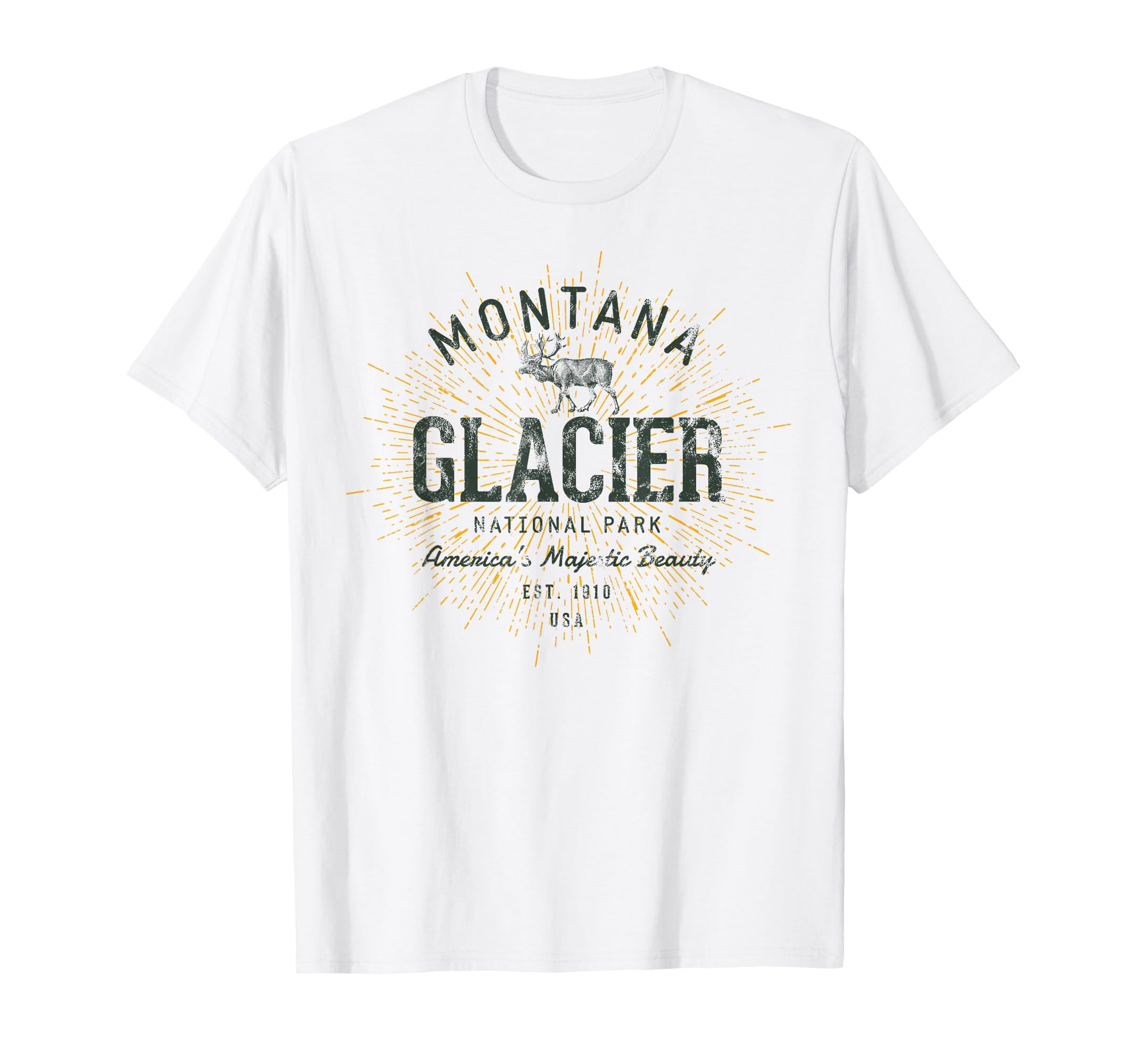 Glacier National Park T-Shirt - Aesthetic Graphic Men Women - T-Shirt, Sweatshirt, Hoodie