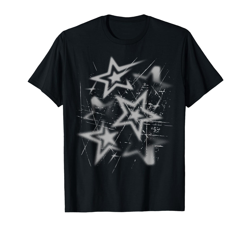 Y2K Grunge Stars 2000S Cyber T-Shirt - Graphic Print Men Women - T-Shirt, Sweatshirt, Hoodie