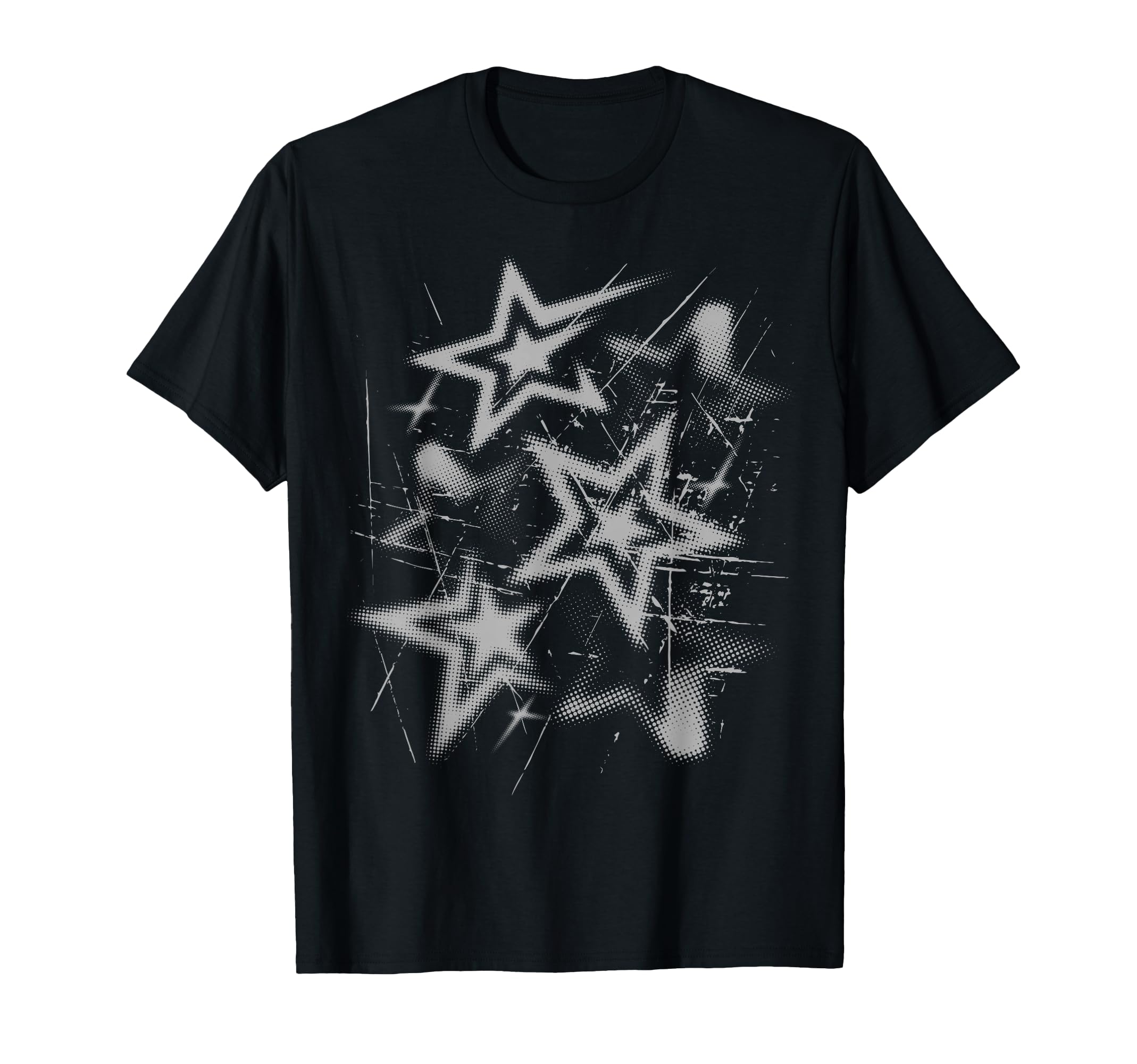 Y2K Grunge Stars 2000S Cyber T-Shirt - Graphic Print Men Women - T-Shirt, Sweatshirt, Hoodie