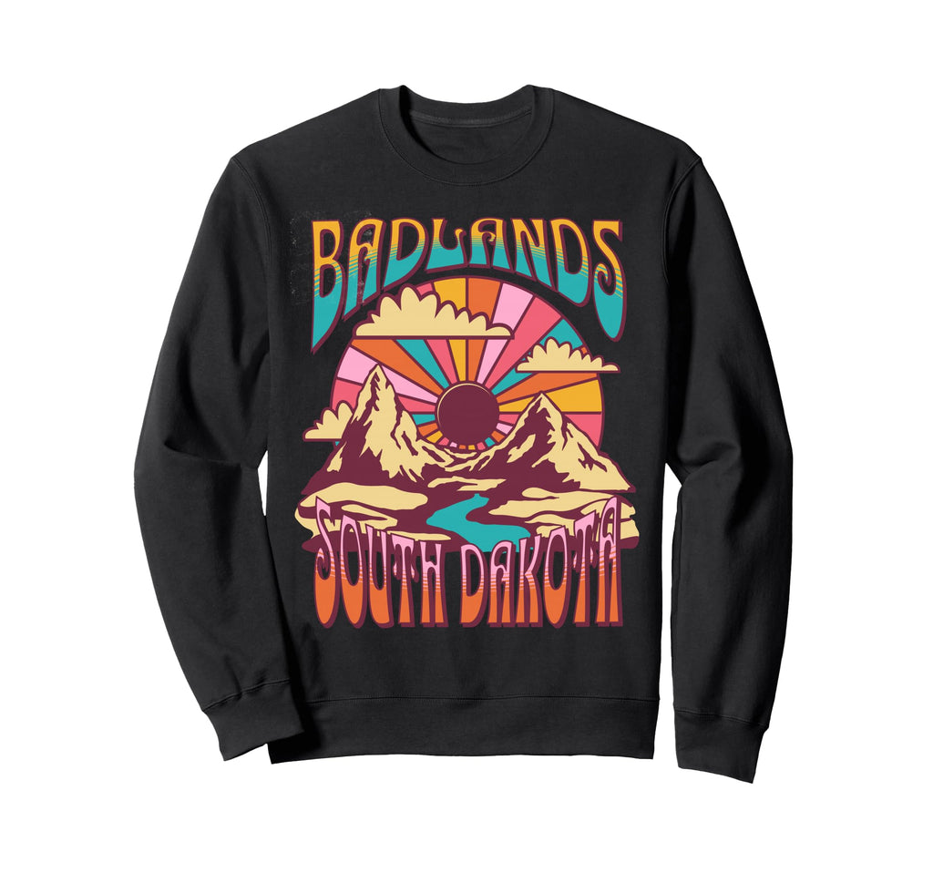Badlands South Dakota Nature Sweatshirt - Aesthetic Graphic Men Women - T-Shirt, Sweatshirt, Hoodie
