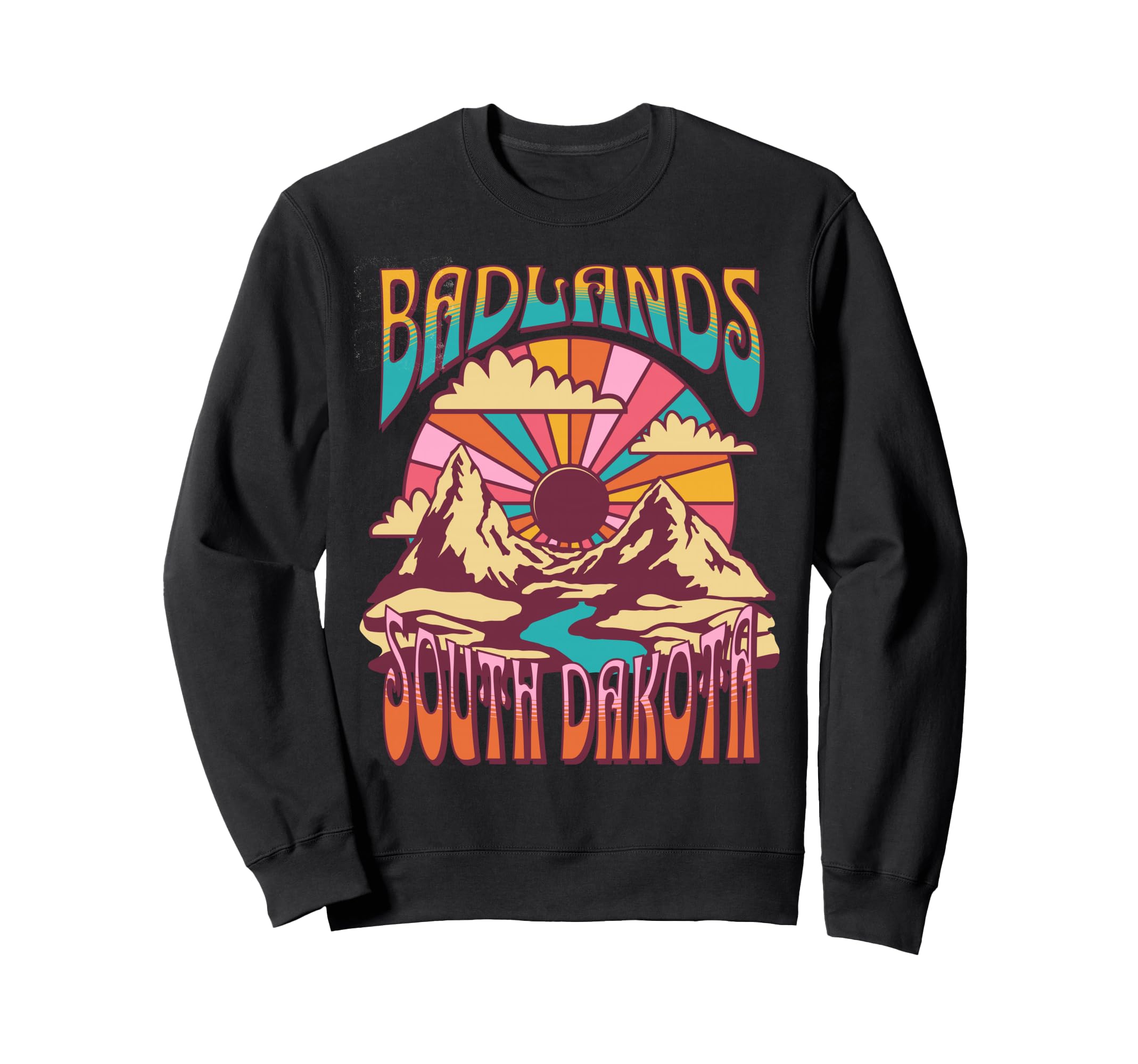 Badlands South Dakota Nature Sweatshirt - Aesthetic Graphic Men Women - T-Shirt, Sweatshirt, Hoodie