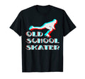 Old School Skater Roller Skate Skating T-Shirt - Unique Graphic Men Women - T-Shirt, Sweatshirt, Hoodie