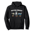 Never Forget Old School Cassette Hoodie - Casual Everyday Wear for Adults - T-Shirt, Sweatshirt, Hoodie