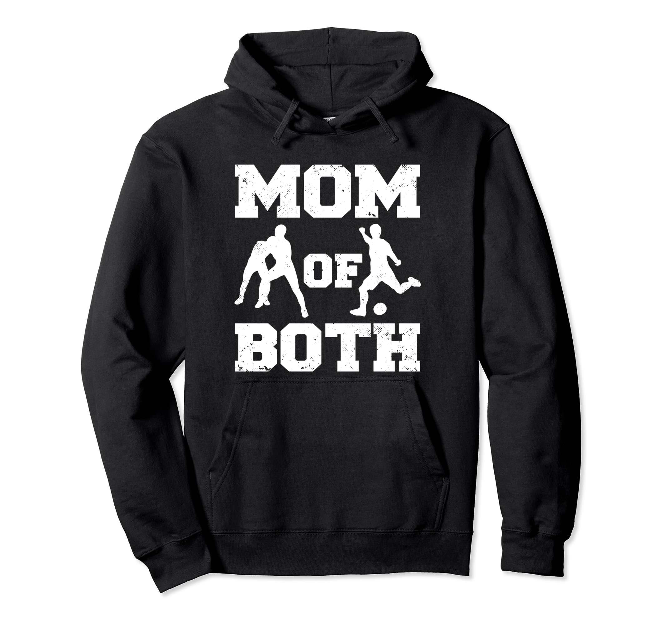 Mom Both Funny Wrestling Soccer Mom Hoodie - Novelty Apparel for Adults - T-Shirt, Sweatshirt, Hoodie