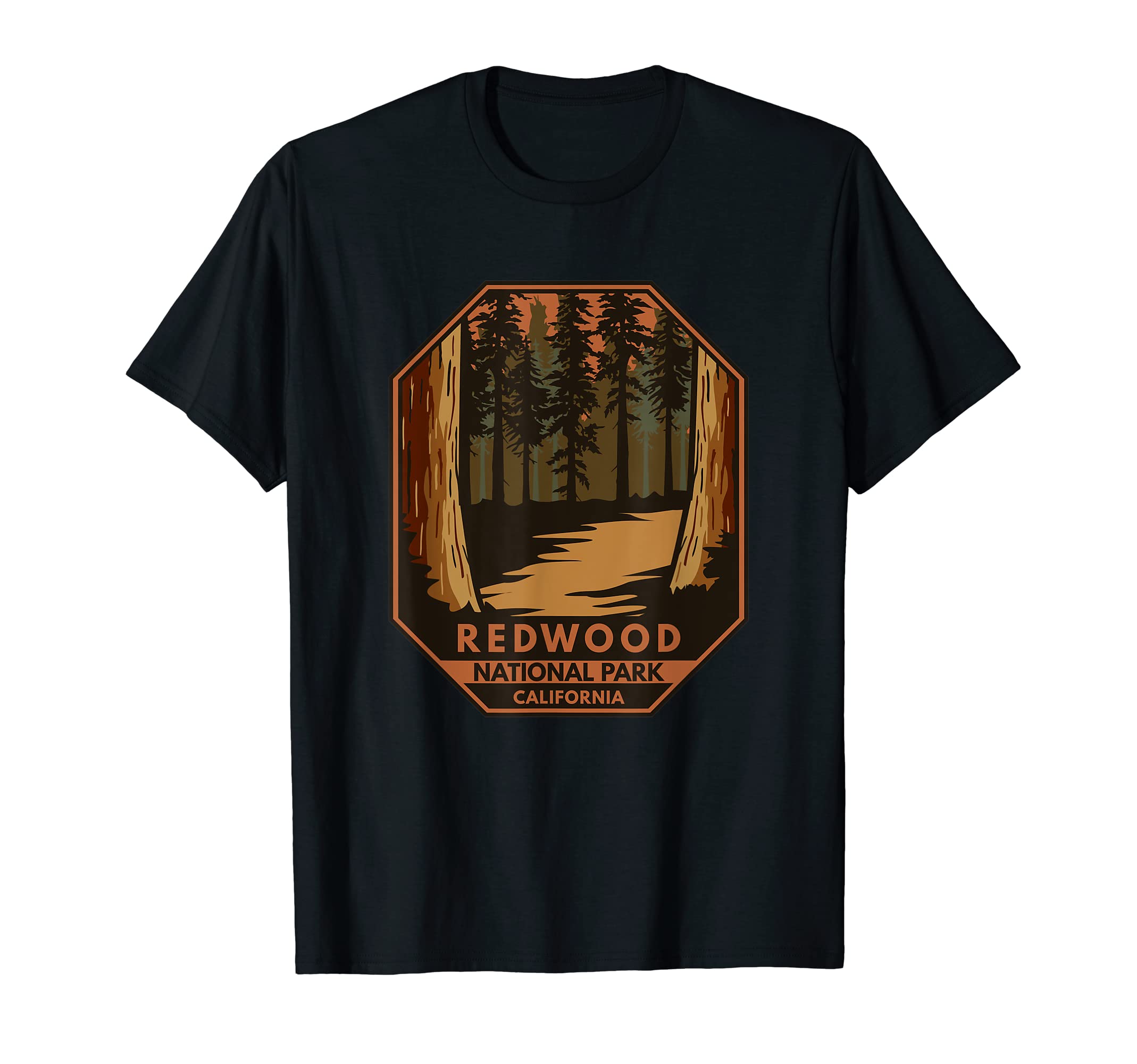 Redwood National Park Minimal Emblem T-Shirt - Casual Everyday Wear Unisex - T-Shirt, Sweatshirt, Hoodie
