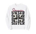 Soccer Sister Funny Coquette Bow Sweatshirt - Custom Art Print Unisex - T-Shirt, Sweatshirt, Hoodie
